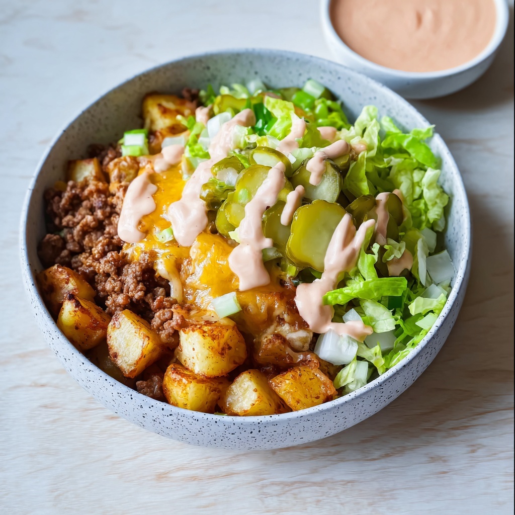 Loaded Potato Big Mac Bowl Recipe - Recipe Image