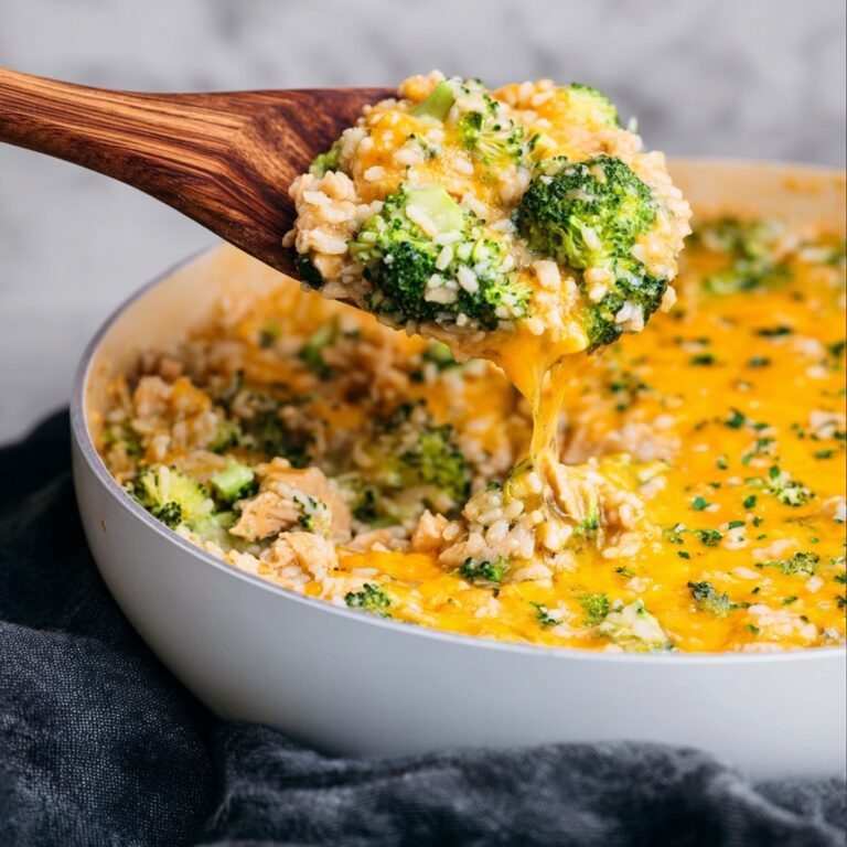 Easy Chicken Rice Broccoli Casserole Recipe
