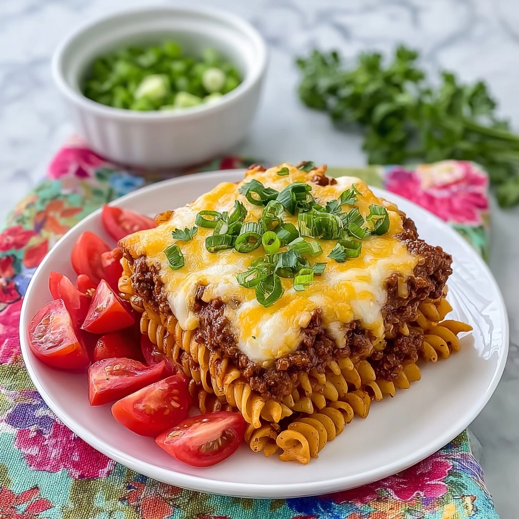 Baked Taco Pasta Recipe - Recipe Image