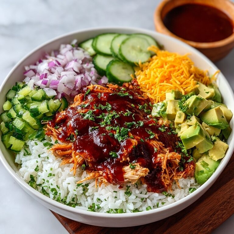 Low Carb BBQ Chicken Bowl Recipe
