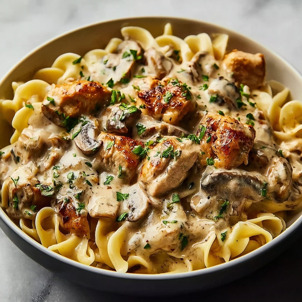 Quick and Easy Rich Chicken Stroganoff for Cozy Nights Recipe - Recipe Image