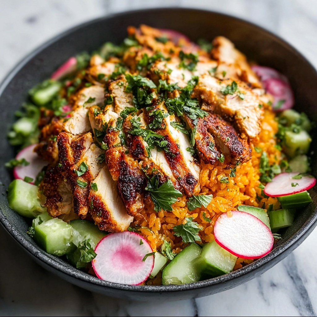 Zesty Chicken Shawarma Crispy Rice Salad Recipe - Recipe Image