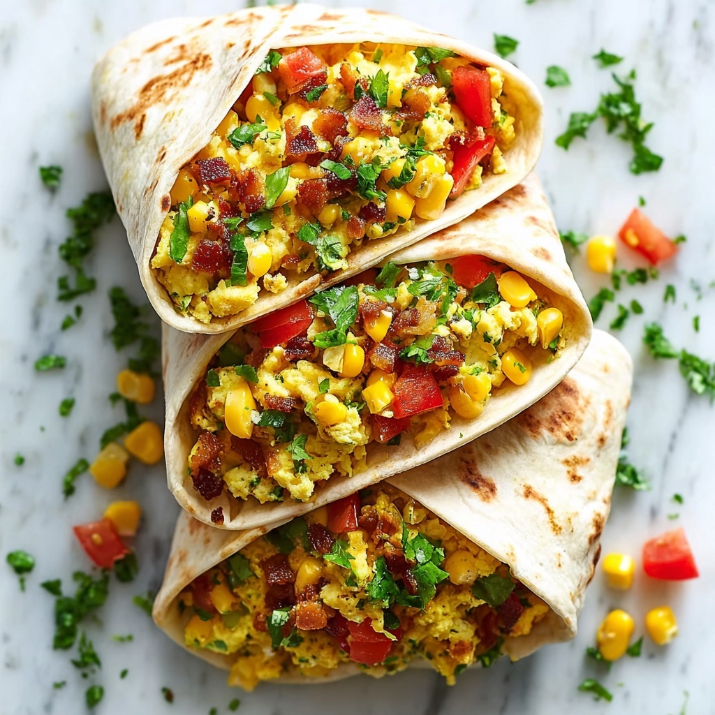 Delicious Freezer Breakfast Burritos for Busy Mornings Recipe - Recipe Image