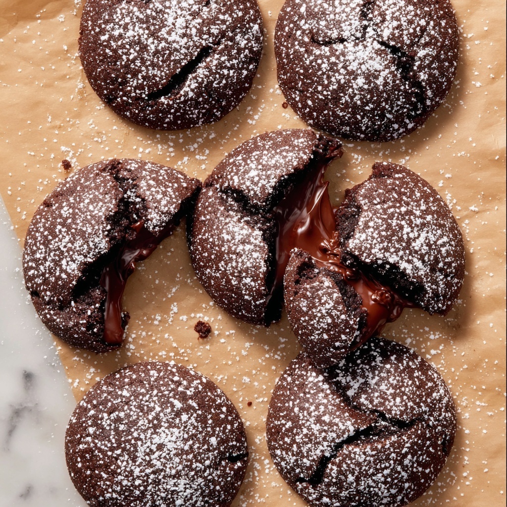 Chocolate Lava Cookies Recipe - Recipe Image