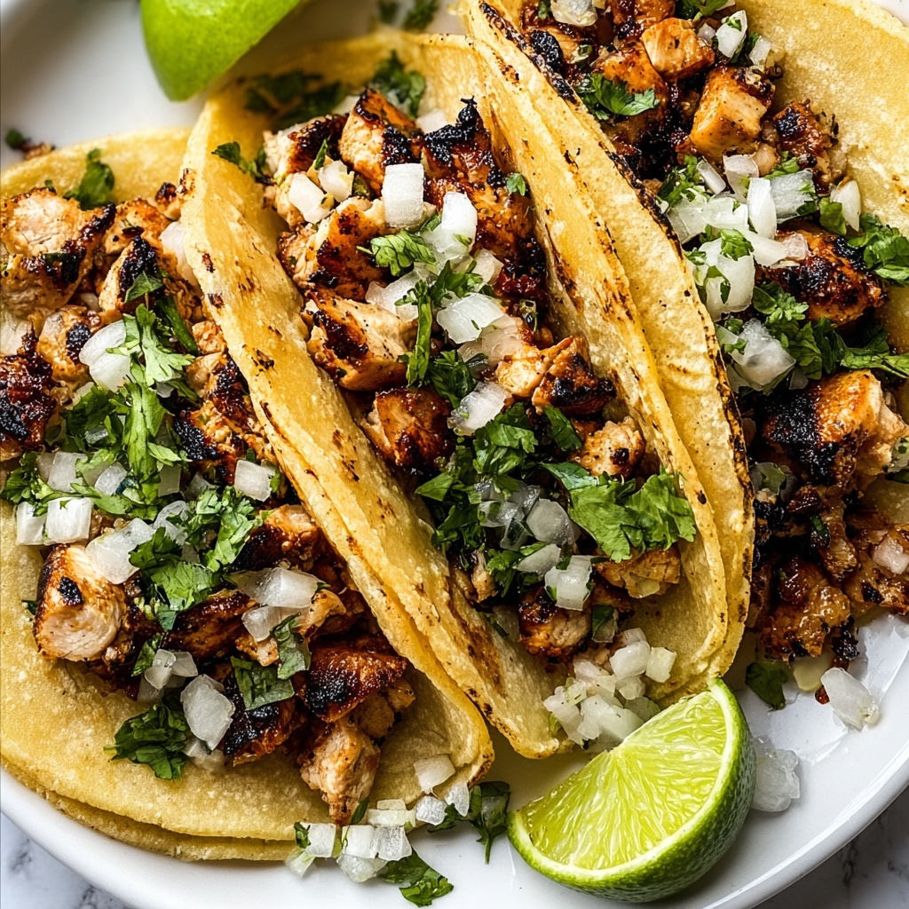 Chicken Mexican Street Tacos Recipe - Recipe Image