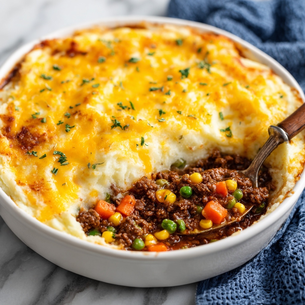 Classic Shepherd’s Pie with Mashed Potatoes and Beef Filling Recipe - Recipe Image