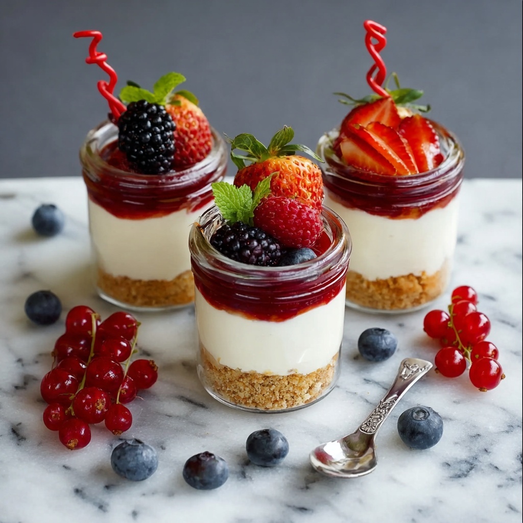 Protein Cottage Cheesecake Jars: Guilt-Free Dessert Bliss Recipe - Recipe Image