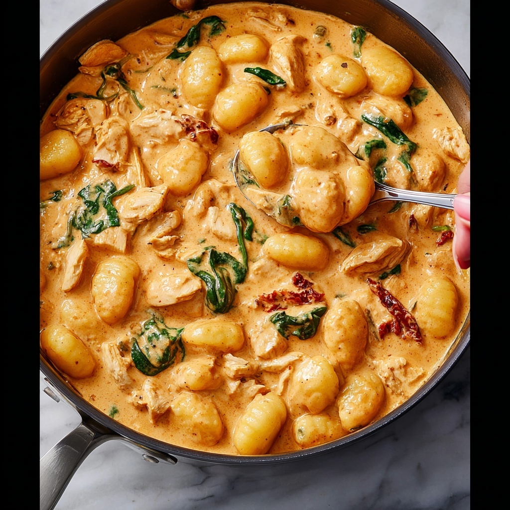 Creamy Chicken and Gnocchi Skillet Recipe - Recipe Image