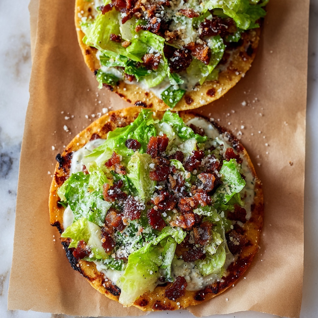 Chicken Caesar Smash Tacos Recipe - Recipe Image