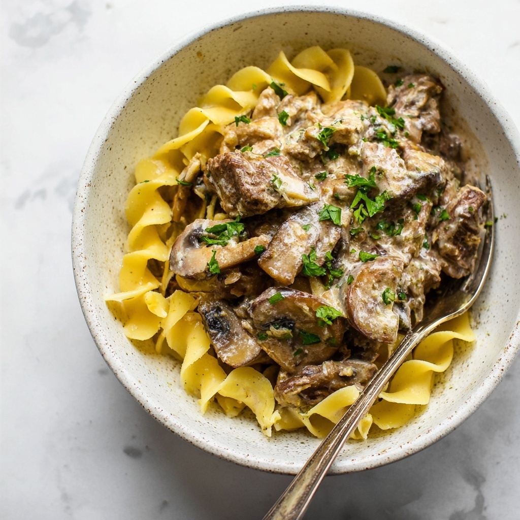 Slow Cooker Beef Stroganoff Recipe - Recipe Image