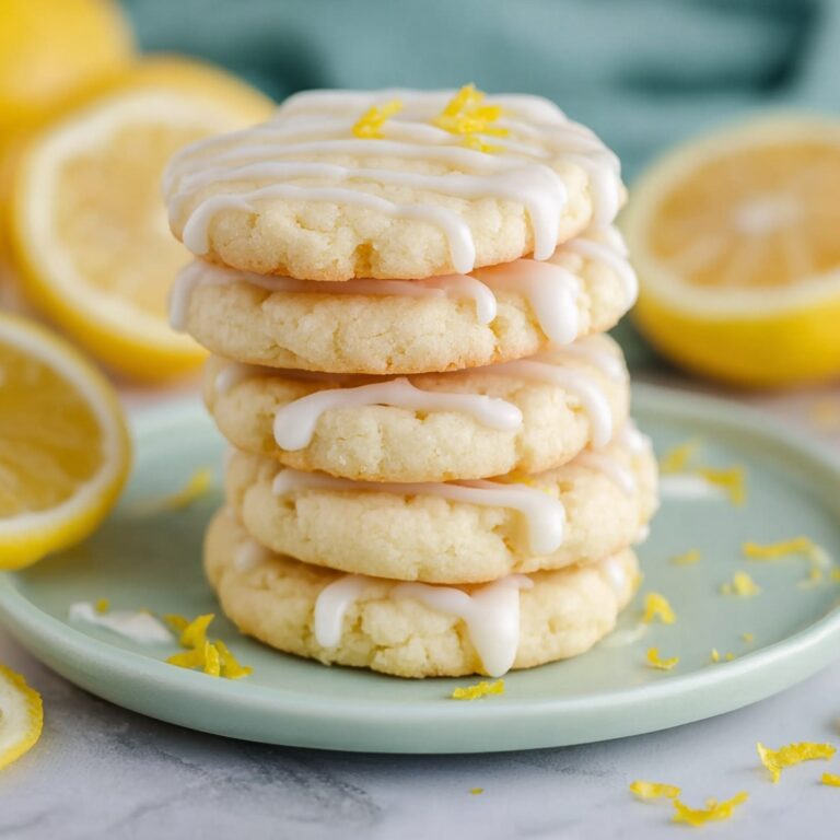 Lemon Sugar Cookies with Lemon Glaze Recipe