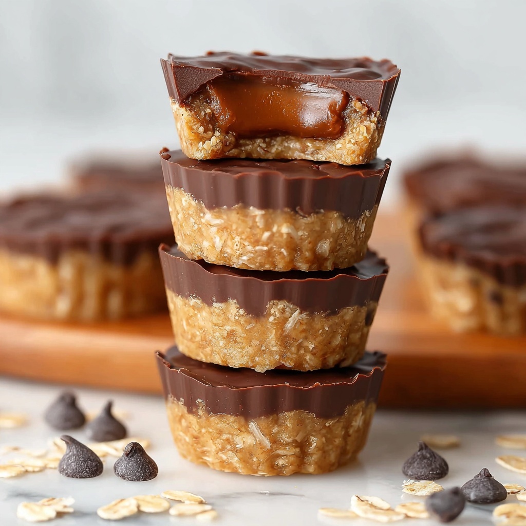 No Bake Peanut Butter Oat Cups Recipe - Recipe Image