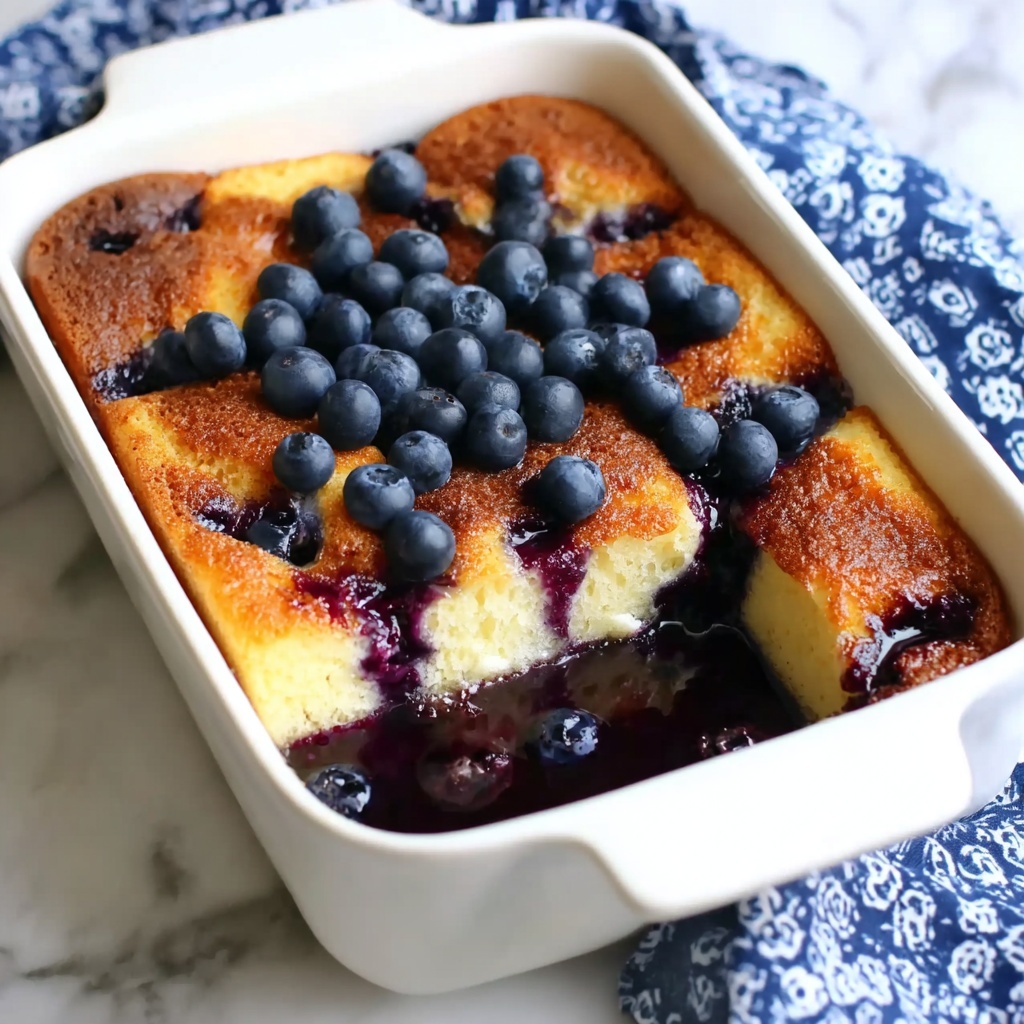 Overnight Blueberry French Toast Casserole Recipe - Recipe Image