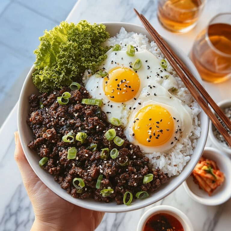 Quick and Easy Korean Ground Beef Bowl Recipe