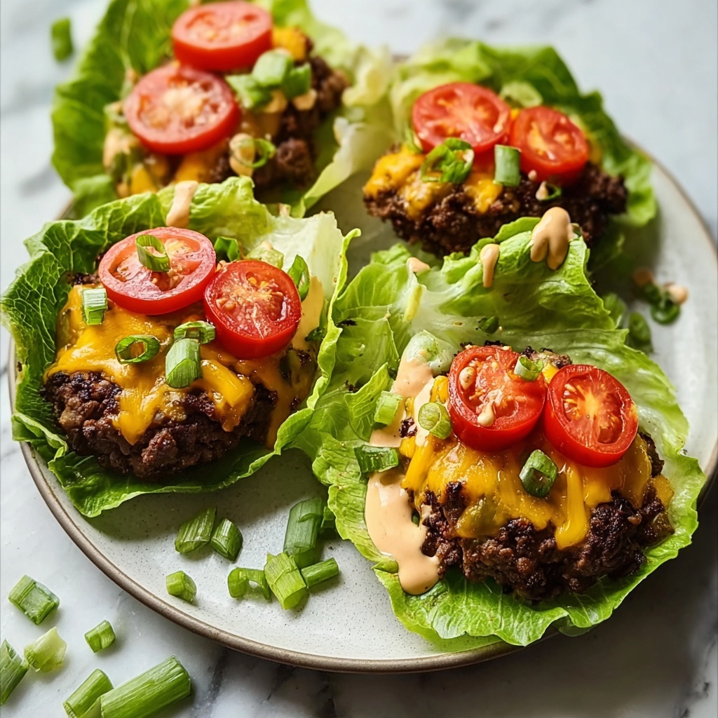 Easy Cheeseburger Lettuce Wraps Recipe – Your Low-Carb Twist Recipe - Recipe Image