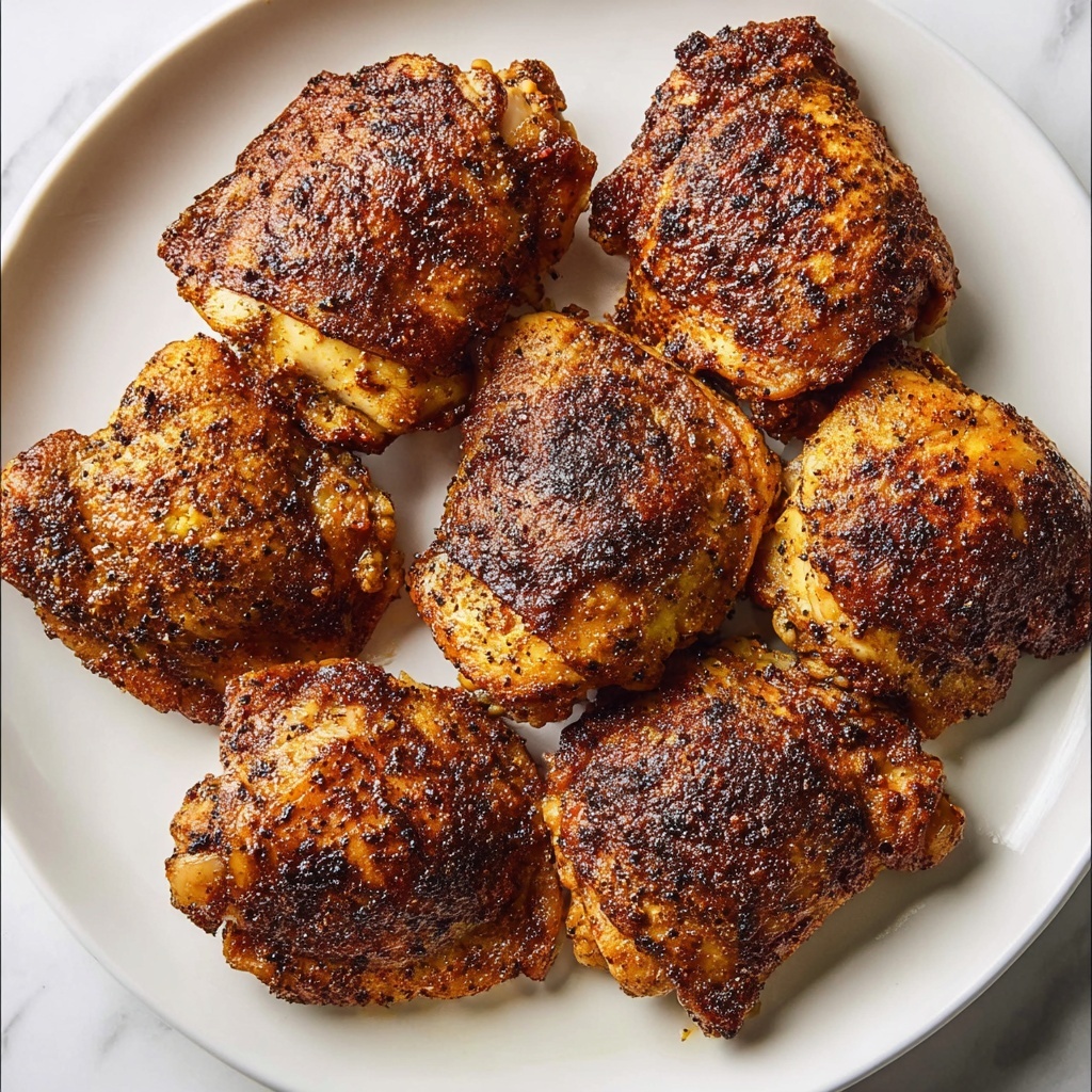 Delicious Ethiopian Chicken Thighs with Berbere Spice Recipe - Recipe Image