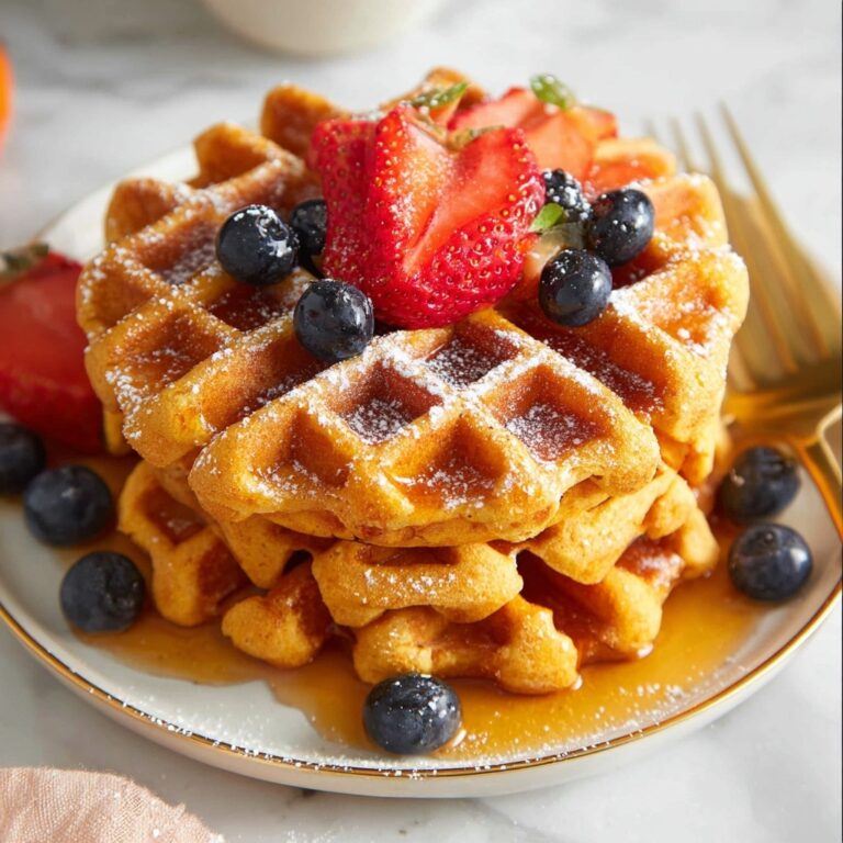 Cottage Cheese Waffles Recipe