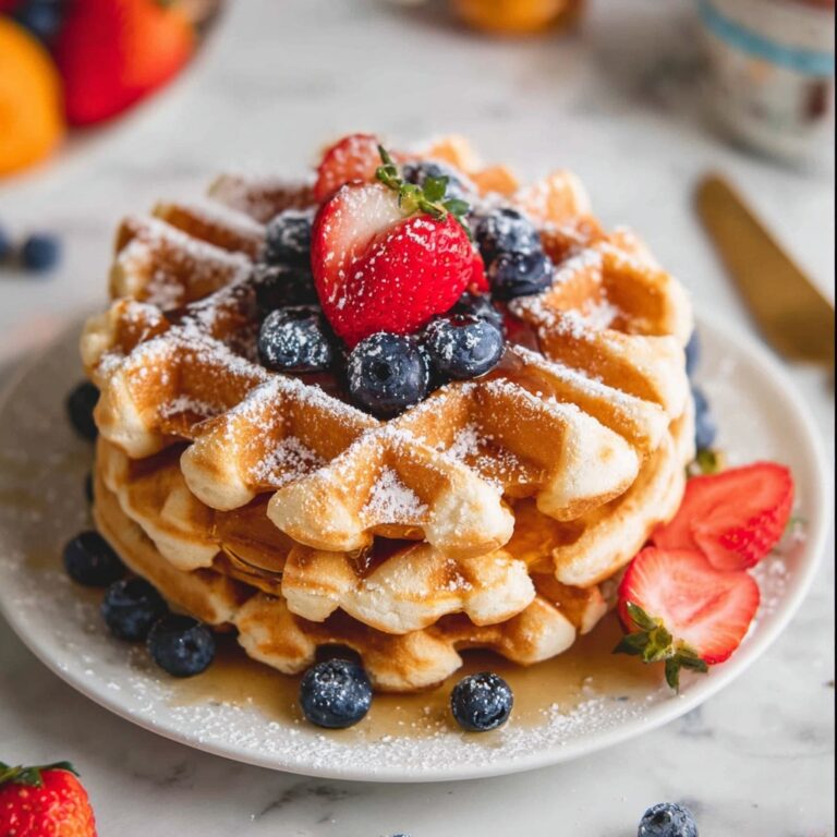 Cottage Cheese Waffles Recipe