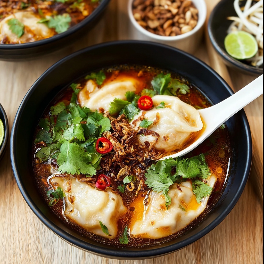 Quick Dumpling Laksa Recipe - Recipe Image