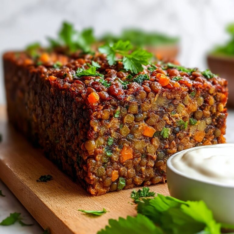 Amazing Lentil Meatloaf: Healthy Comfort Food Everyone Loves Recipe