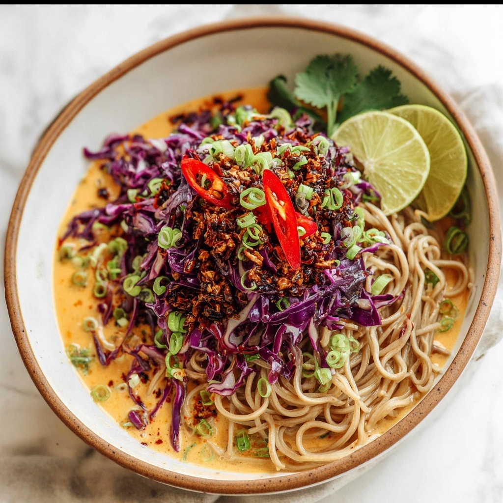 Sesame Chili Cold Soba Noodle Salad Recipe - Recipe Image