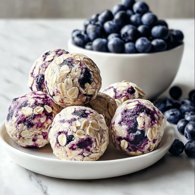 Blueberry Cheesecake Protein Bites for Guilt-Free Snacking Recipe