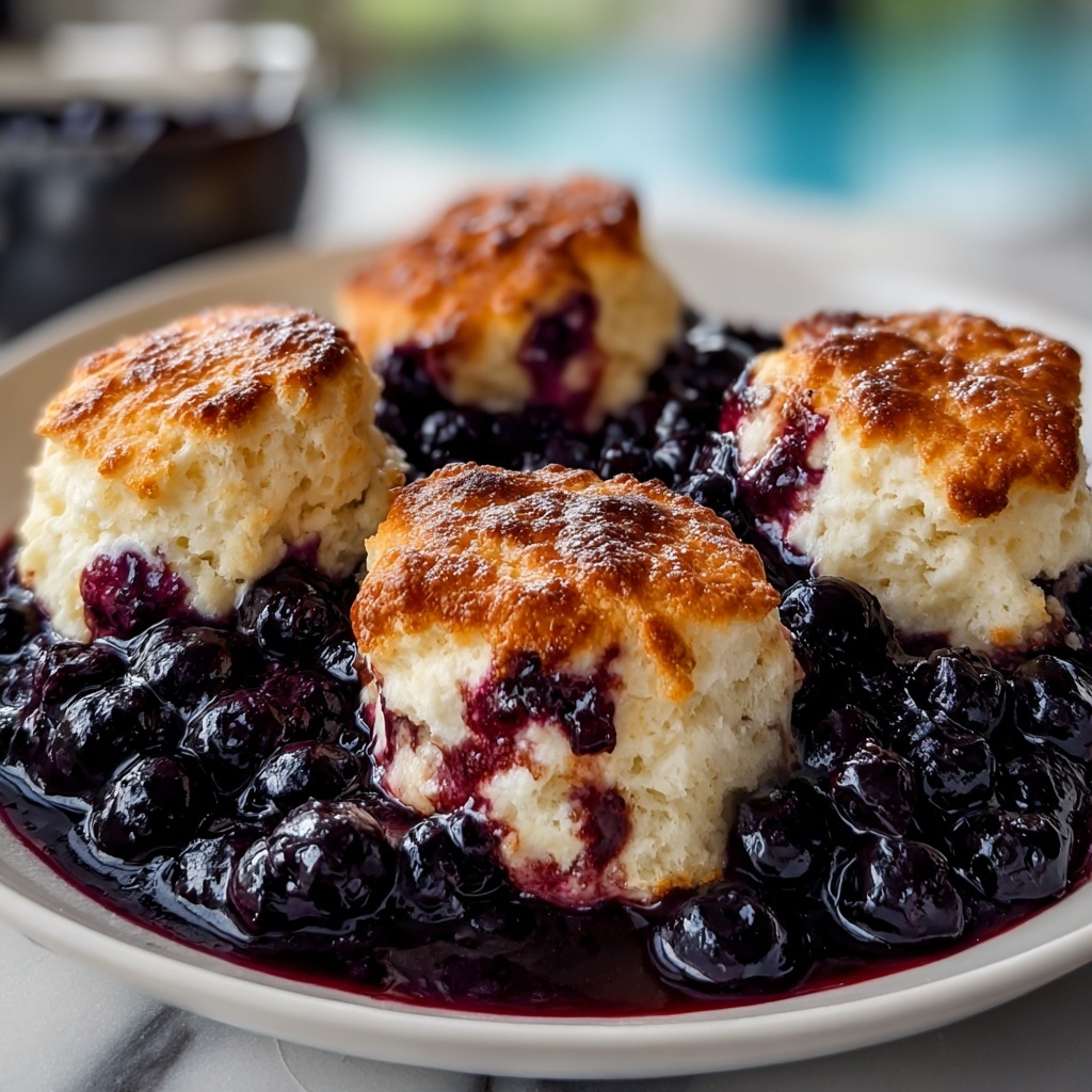 Delicious Blueberry Butter Swim Biscuits Recipe - Recipe Image