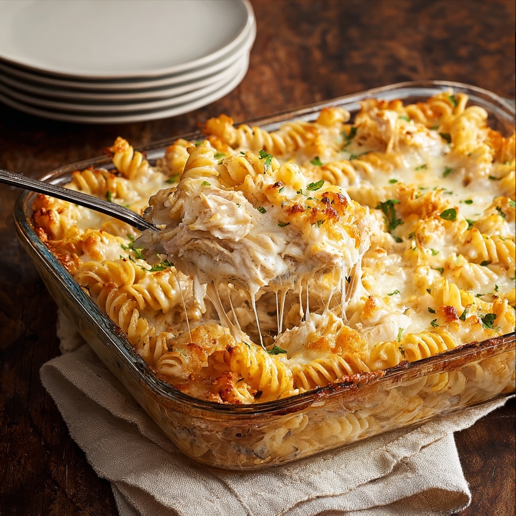 Buffalo Chicken Pasta Bake Recipe - Recipe Image