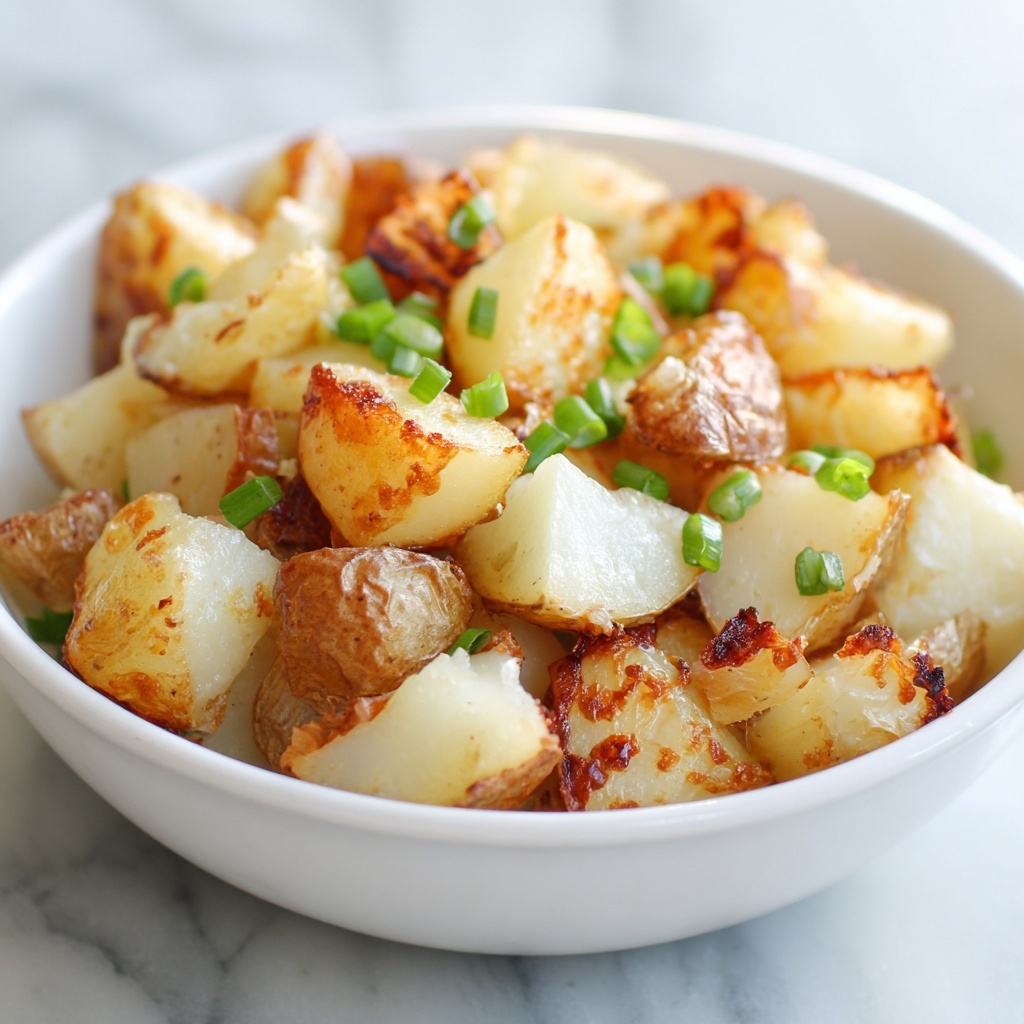 Fried Potatoes with Green Onions Recipe - Recipe Image