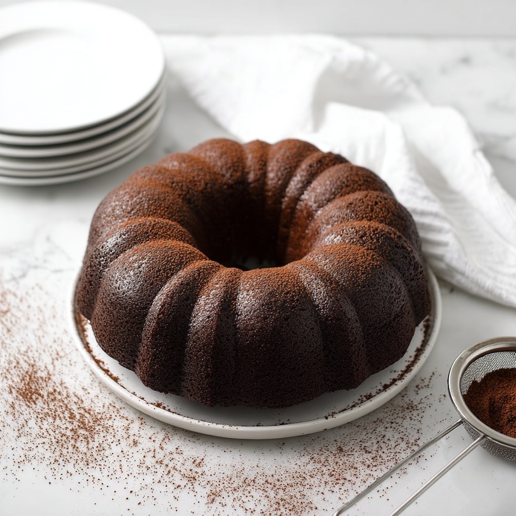 Chocolate Pound Cake Recipe - Recipe Image