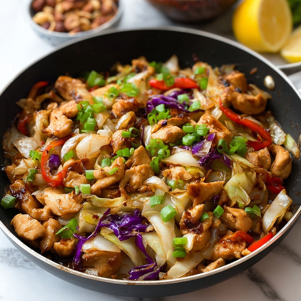 Chicken and Cabbage Stir Fry Recipe - Recipe Image