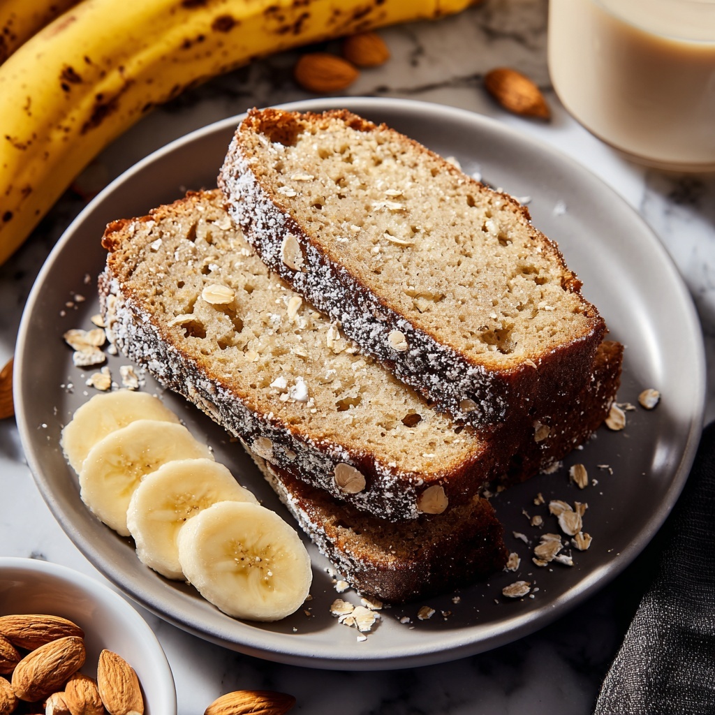 Almond Flour Banana Bread Recipe - Recipe Image