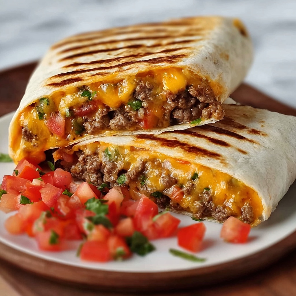 Nacho Cheese Beef Wrap Recipe - Recipe Image