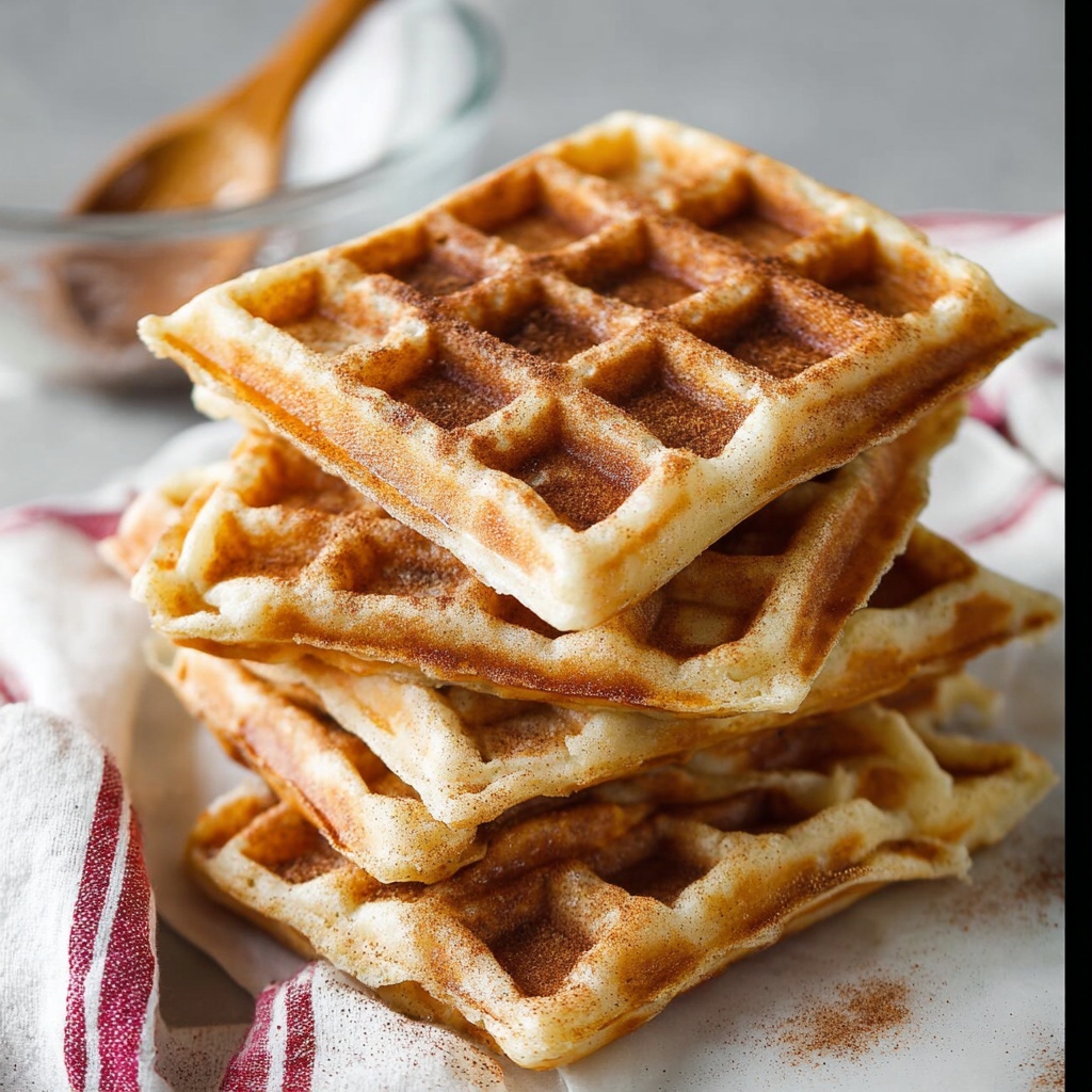 Cinnamon Sugar Waffles Recipe - Recipe Image