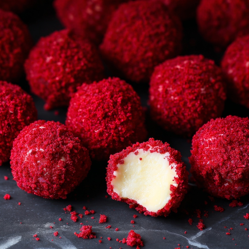 Red Velvet Cheesecake Bites Recipe - Recipe Image