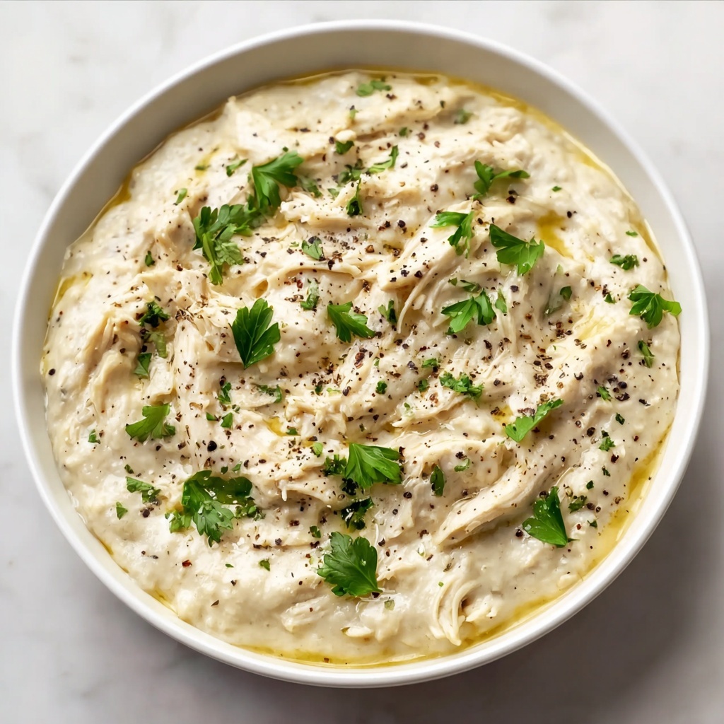 Slow Cooker Chicken and Creamy Gravy Recipe - Recipe Image