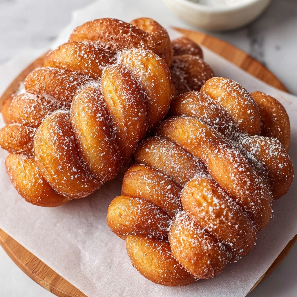 Korean Twisted Donuts (Kkwabaegi) Recipe - Recipe Image