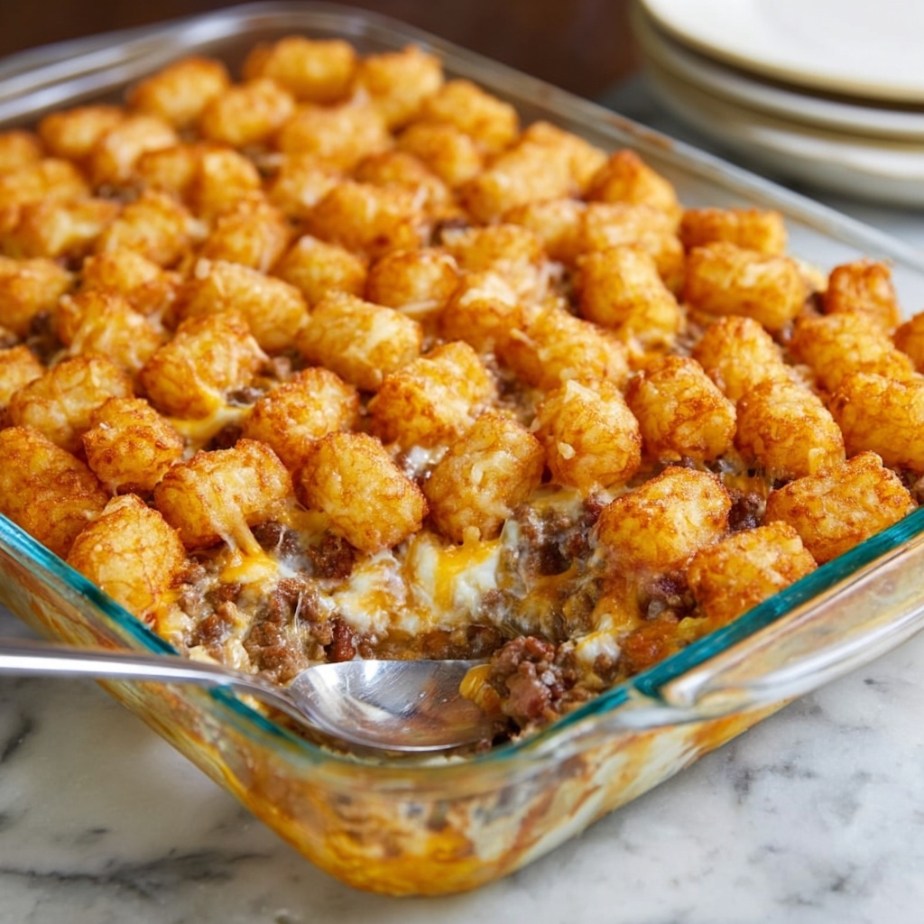 Tater Tot Sausage Casserole Recipe - Recipe Image