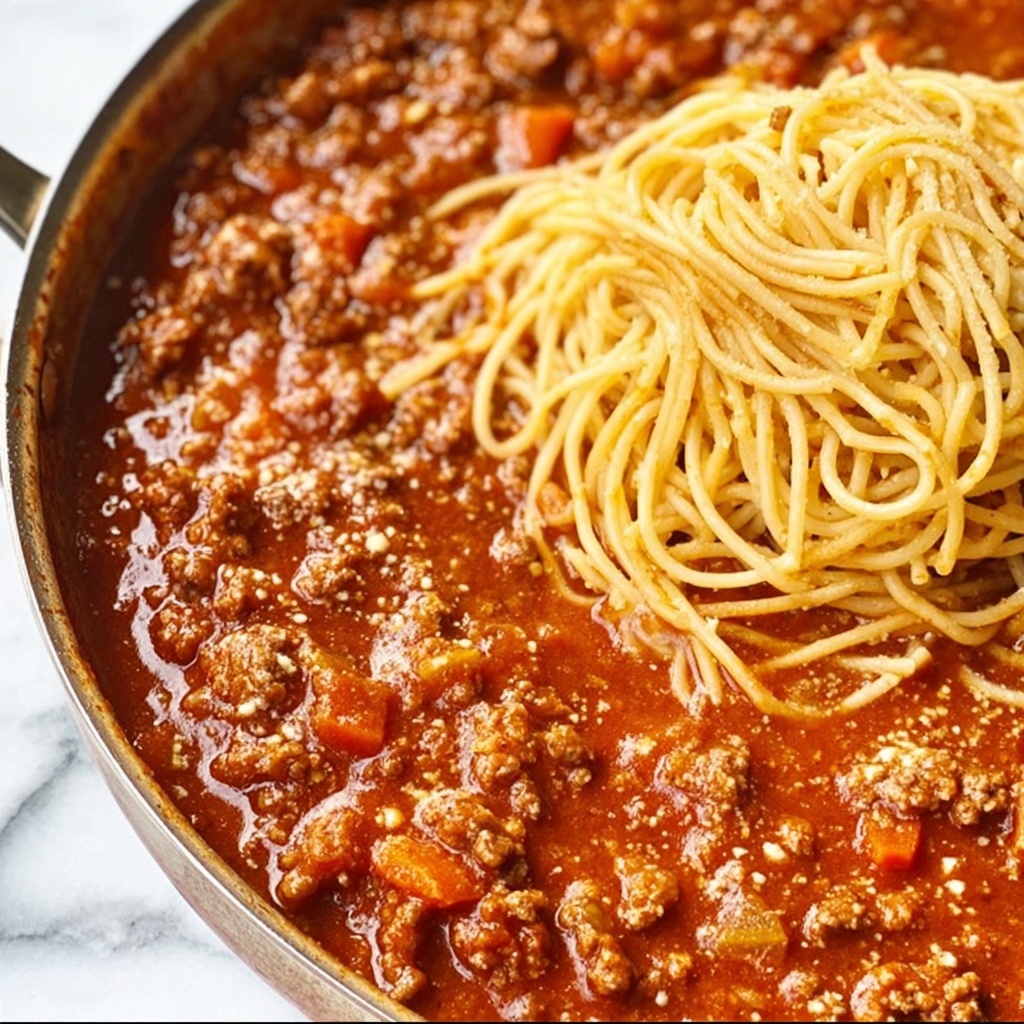 Slow Cooker Church Supper Spaghetti Recipe - Recipe Image