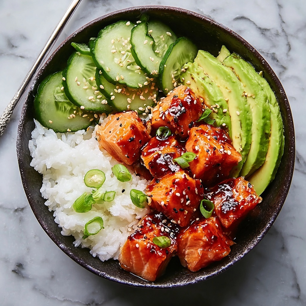 Decadent Teriyaki Salmon Bowl: Quick & Customizable Delight - Recipe Image