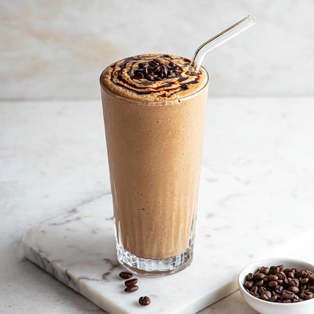 Iced Coffee Breakfast Smoothie (Without Banana) Recipe - Recipe Image