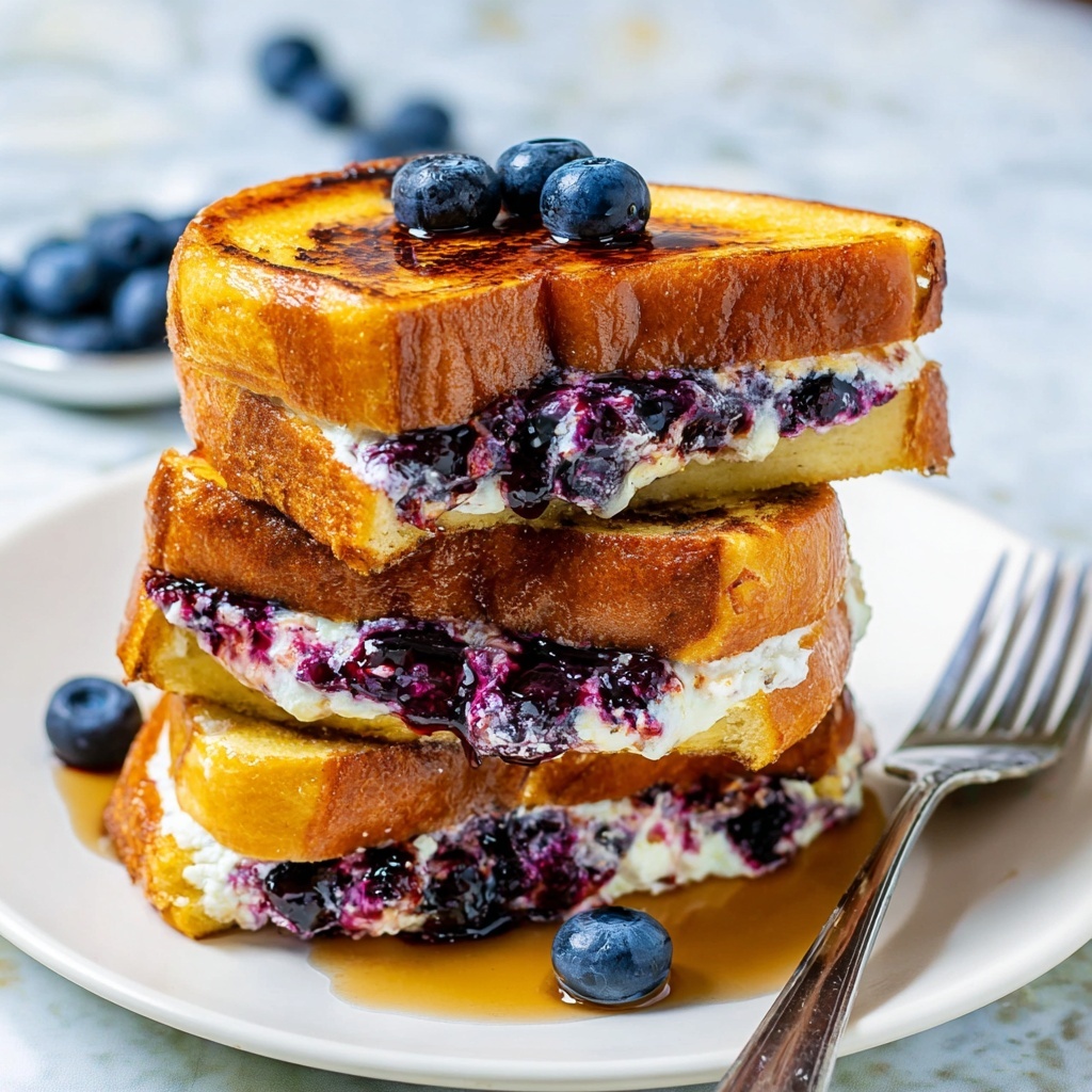 Blueberry Stuffed French Toast Recipe - Recipe Image