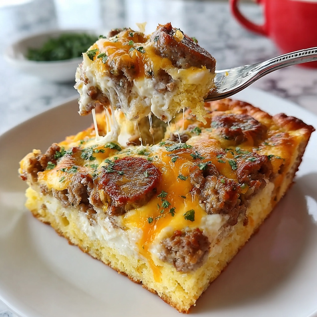 Sausage Breakfast Casserole Recipe - Recipe Image