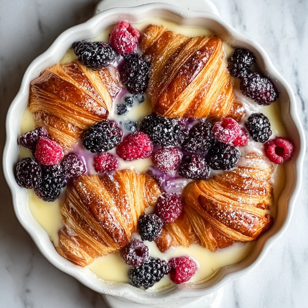 Berry Croissant Breakfast Bake Recipe - Recipe Image
