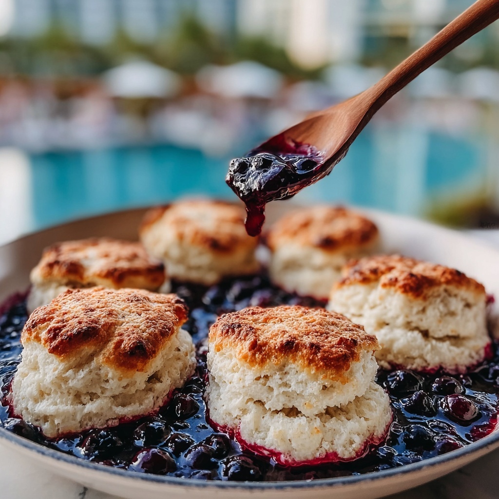 Delicious Blueberry Butter Swim Biscuits Recipe - Recipe Image