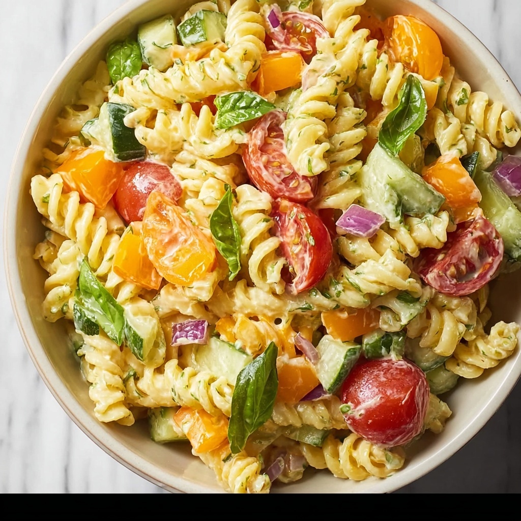 Ranch Pasta Salad: A Colorful Twist for Your Next Gathering Recipe - Recipe Image
