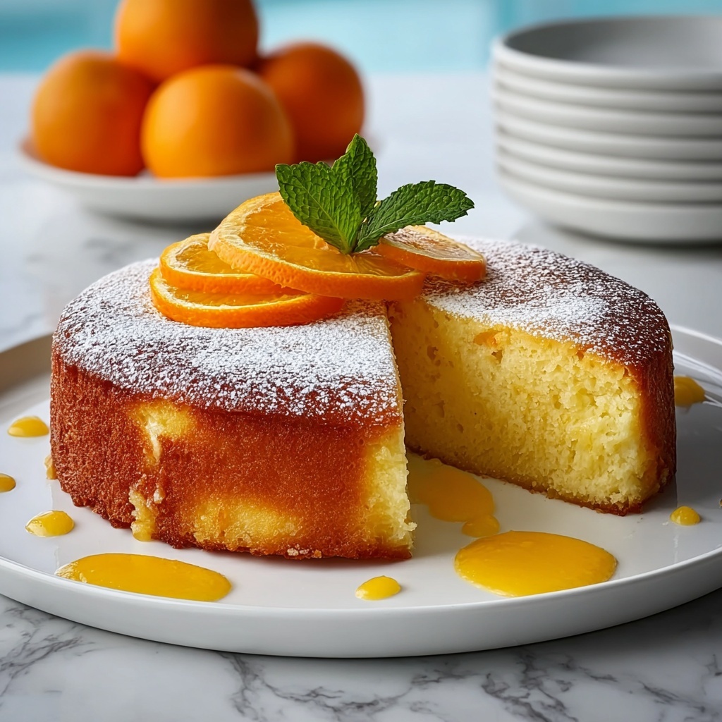 Whole Orange Cake Recipe - Recipe Image