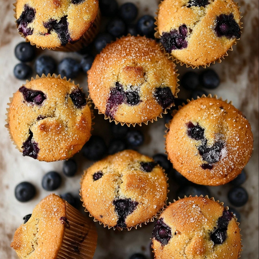 Nana's Best Blueberry Muffins Recipe - Recipe Image