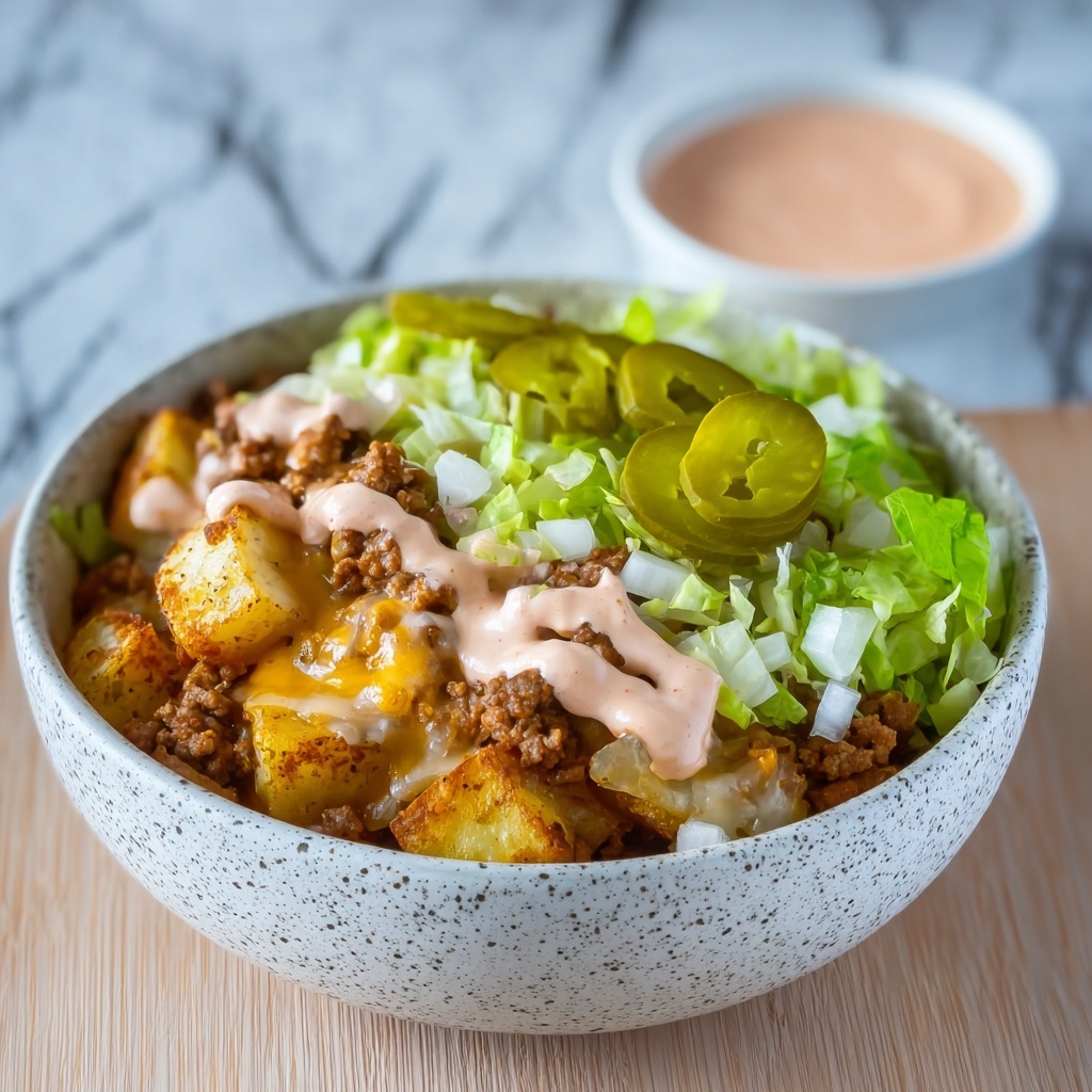 Loaded Potato Big Mac Bowl Recipe - Recipe Image