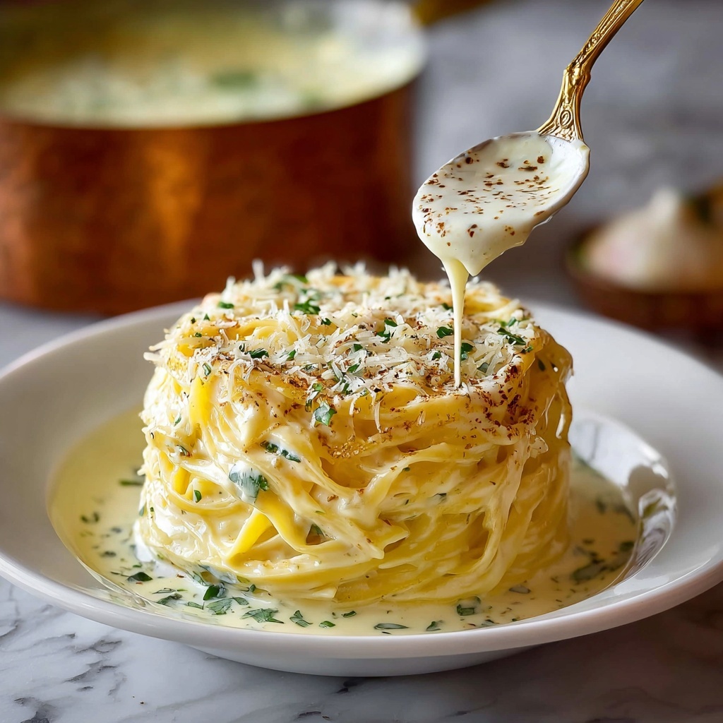 Rich and Creamy Homemade Alfredo Sauce Recipe - Recipe Image